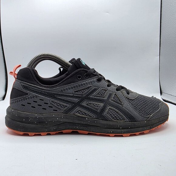 Asics Gel Torrance Trail Womens Size 9 Black Orange Running Shoes Trail Hiking - Picture 12 of 14